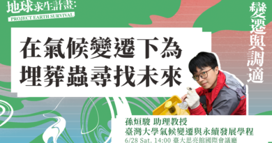 【人物專訪】在氣候變遷下為埋葬蟲尋找未來——專訪臺灣大學氣候變遷與永續發展學程孫烜駿教授 【人物專訪】在氣候變遷下為埋葬蟲尋找未來——專訪臺灣大學氣候變遷與永續發展學程孫烜駿教授