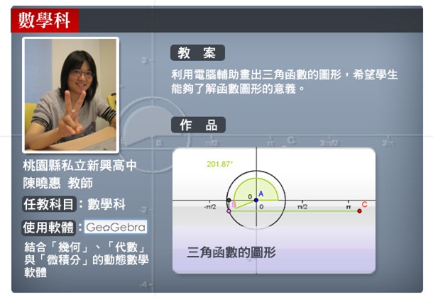 數學科使用自由軟體範例