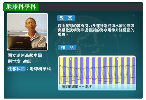 地球科學科使用自由軟體範例